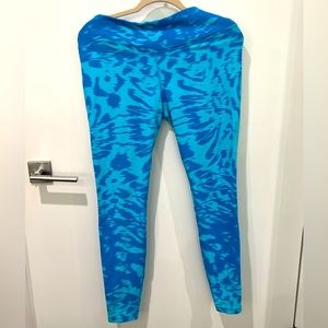 Nike Dri-fit tie dye blue leggings